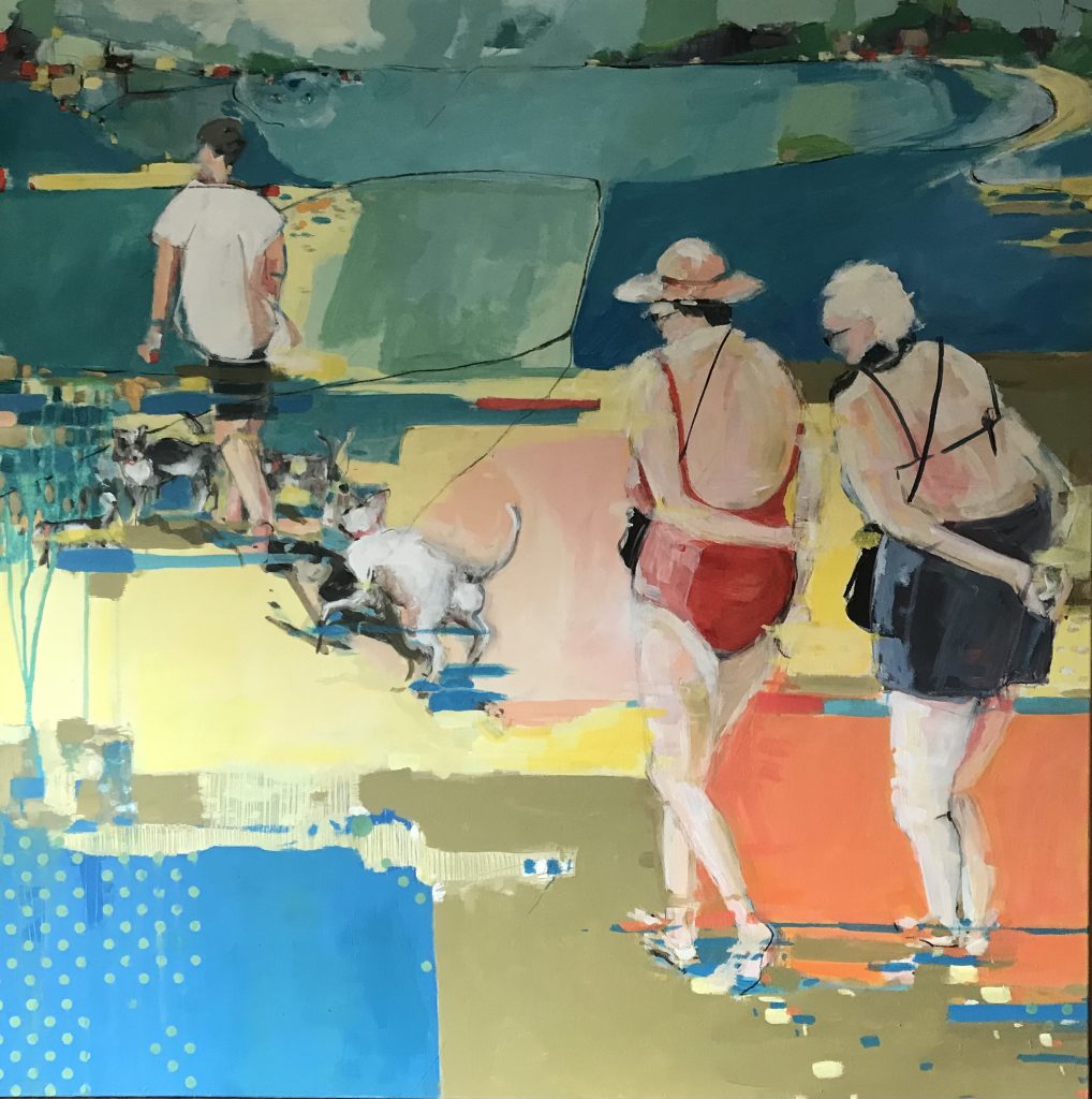 Lesley is a fine artist based on the East Sussex coast, working in oils, acrylics, and mixed media