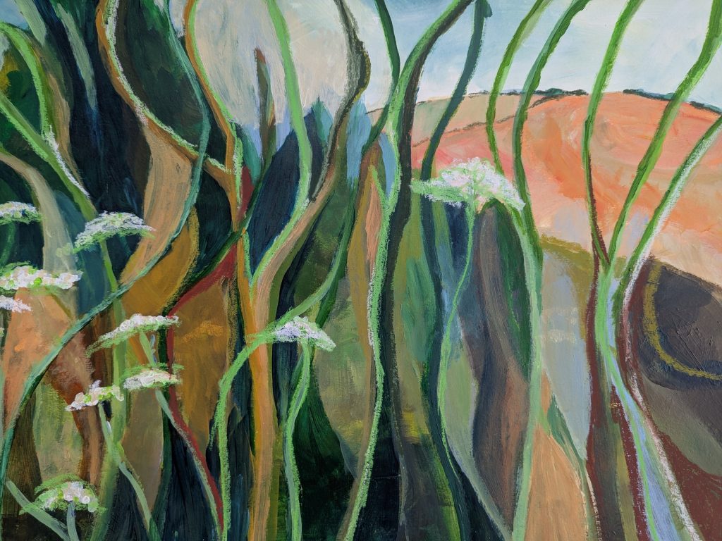 Sarah Roebuck is a contemporary artist working in acrylics, watercolour and gouache.